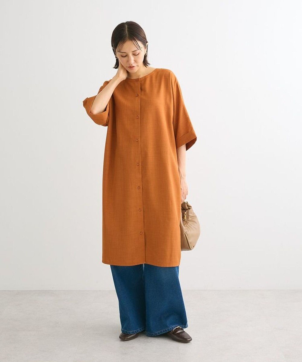 Green Parks ・ＥＬＥＮＣＡＲＥ　ＤＵＥ　デニムタックワイドパンツ 