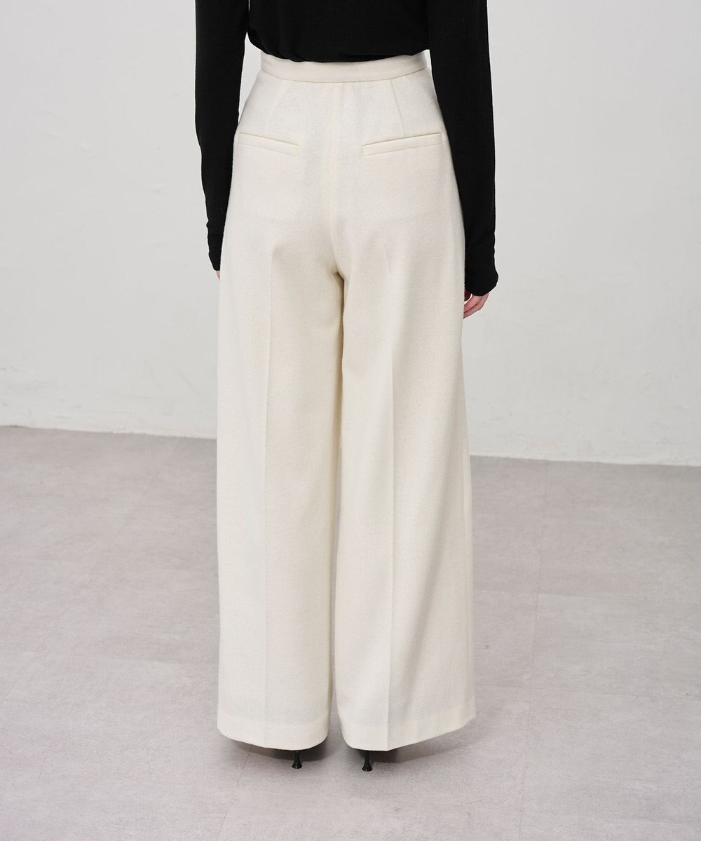 uncrave コンプレストウール ストレートパンツ 