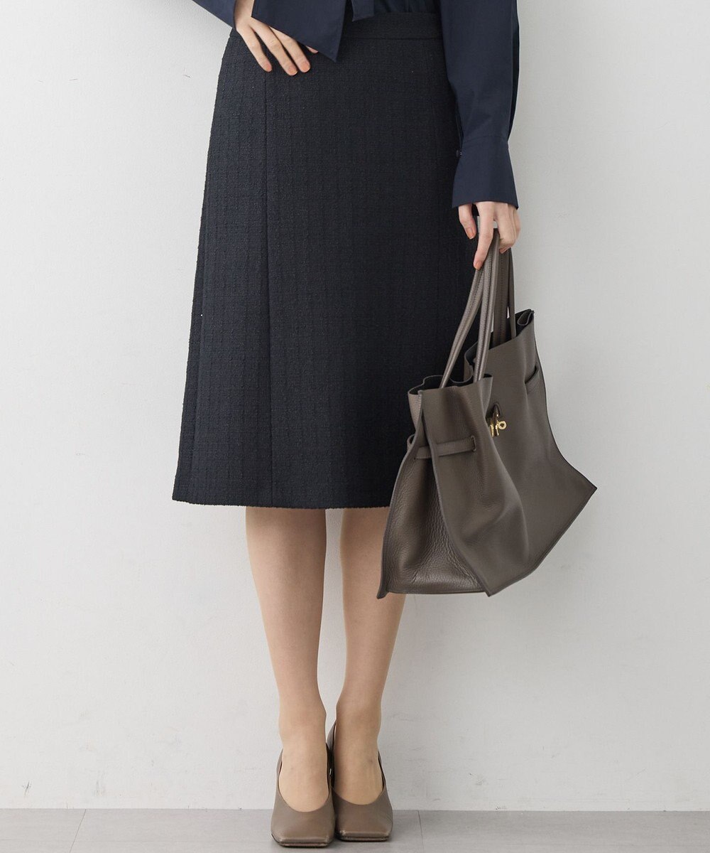 23区 L ライトシャインツイード スカート 