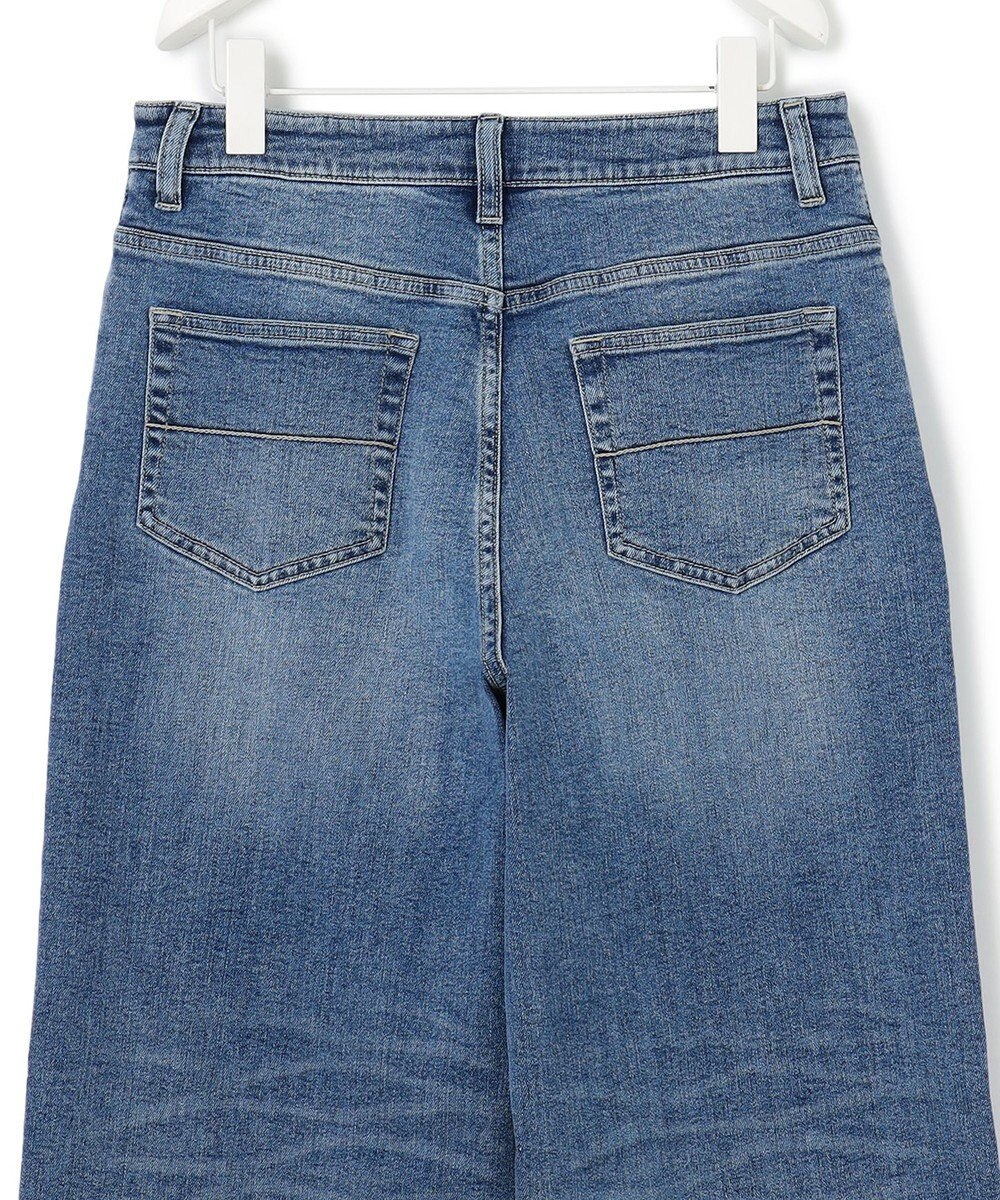 ICB 【WEB限定】【ICB×tamachan_style コラボ】スタイルアップ ワイドデニム 