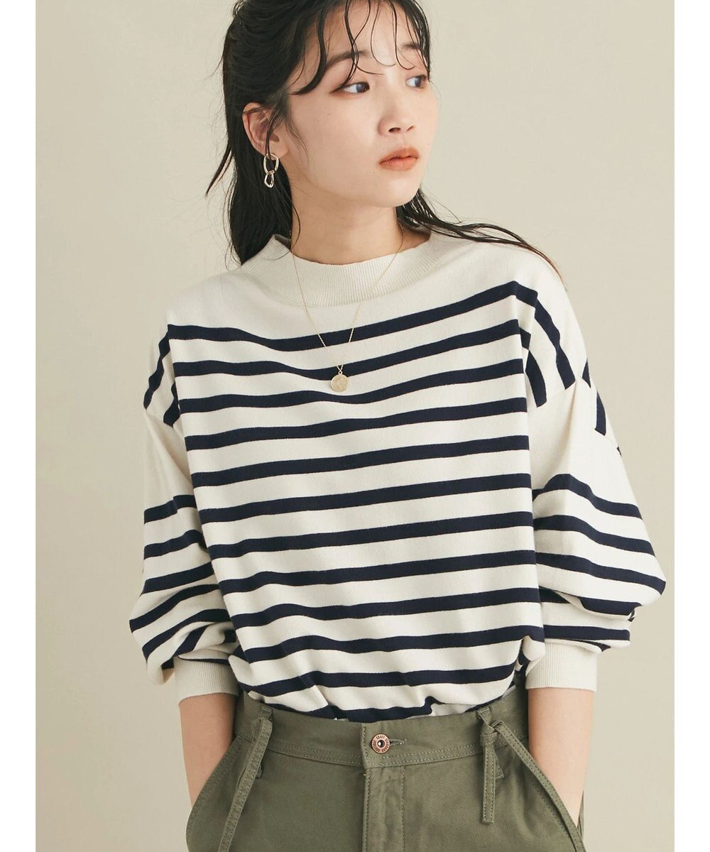 CRAFT STANDARD BOUTIQUE とてもちボーダーニットプルオーバー 