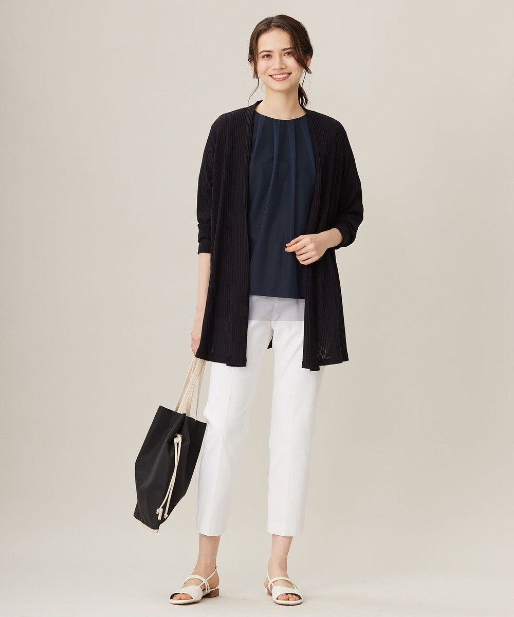 自由区 S 【接触冷感・UVカット・吸水速乾】シェルタリングオックステーパード パンツ 