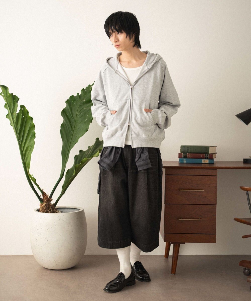 WEGO ショートZIPパーカー 