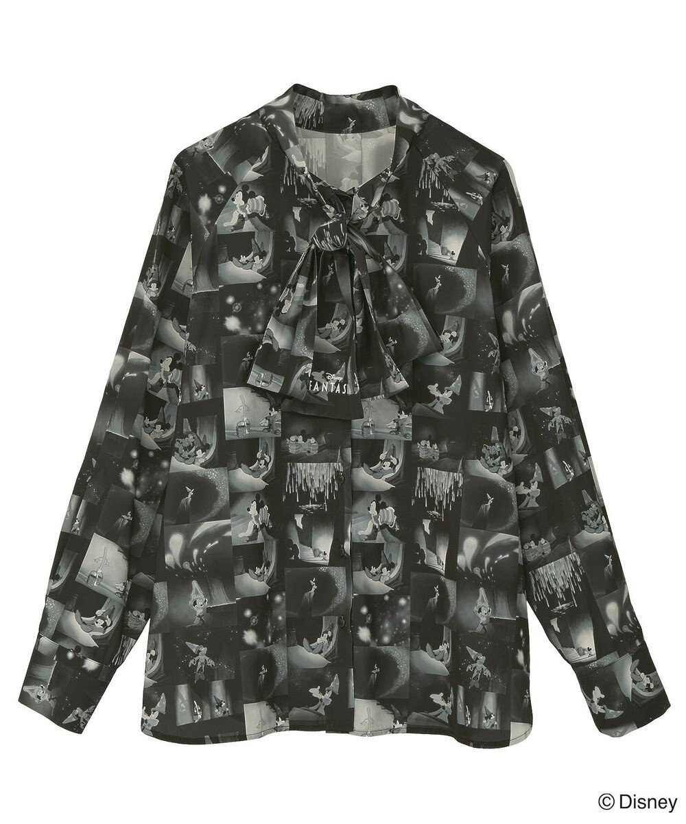 Green Parks ＦＡＮＴＡＳＩＡ／総柄ボウタイブラウス 