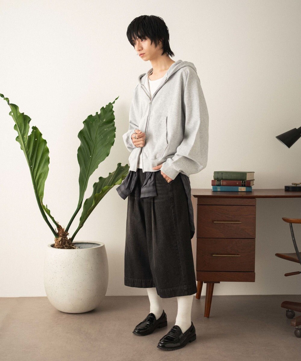 WEGO ショートZIPパーカー 