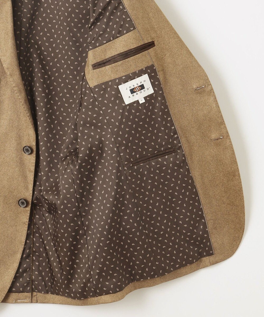 JOSEPH ABBOUD 【ストレッチ】ヘリンボンスウェード ジャケット 