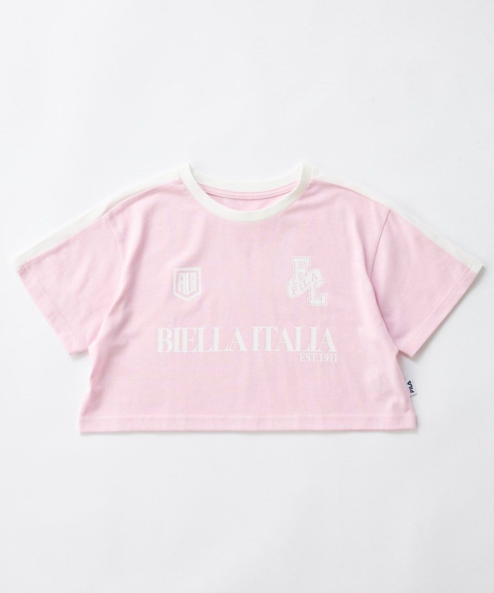 OP／FILA 【FILA】ショート丈半袖Tシャツ 