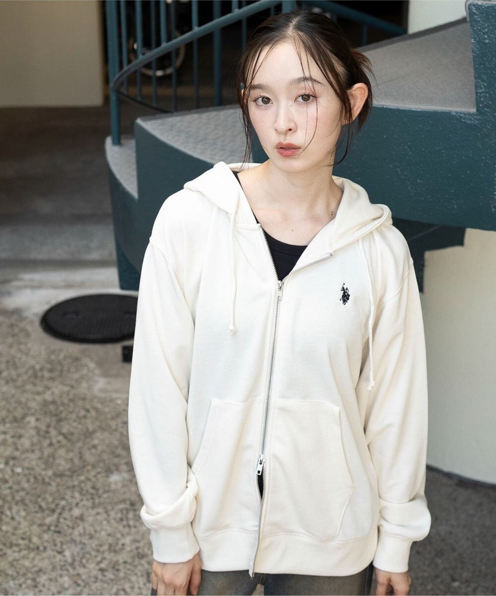 WEGO 【WEB限定/ユニセックス着用ITEM/25年秋冬新作/SMLサイズ展開】別注U.S.POLO ASSN.　ZIPパーカー 
