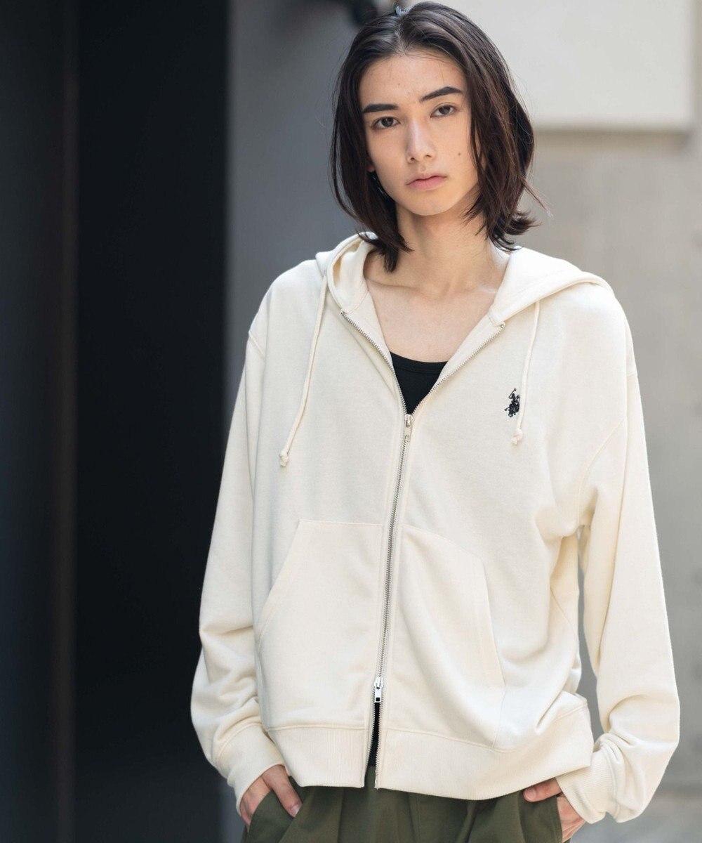WEGO 【WEB限定/ユニセックス着用ITEM/25年秋冬新作/SMLサイズ展開】別注U.S.POLO ASSN.　ZIPパーカー 