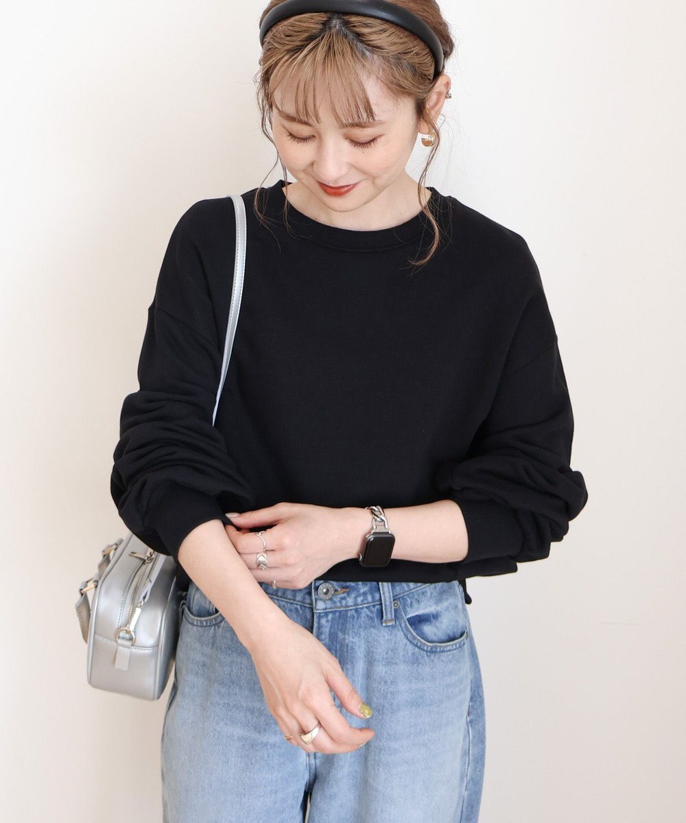 AMERICAN HOLIC タックスリーブスウェット 