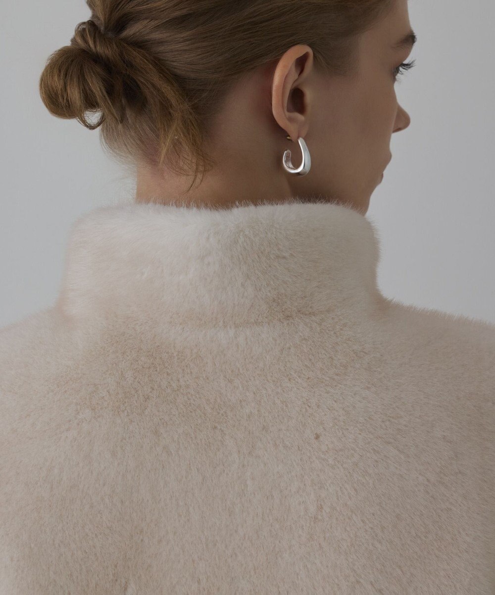 GRACE CONTINENTAL フェイクミンクベスト 