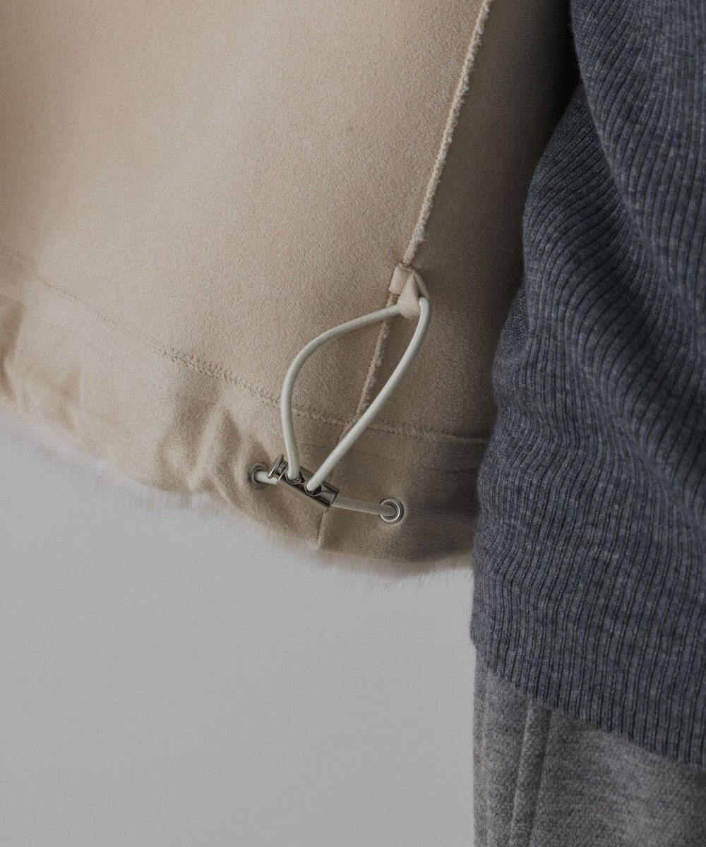 GRACE CONTINENTAL フェイクミンクベスト 