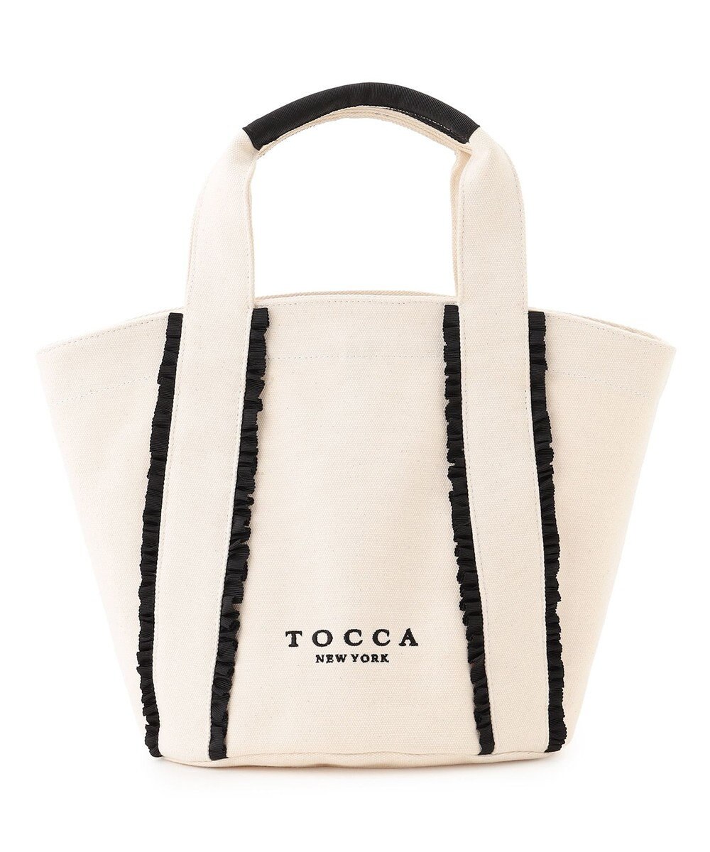 TOCCA 【八木アリサさん着用】TRILL TRIM CANVASTOTE キャンバストートバッグ 