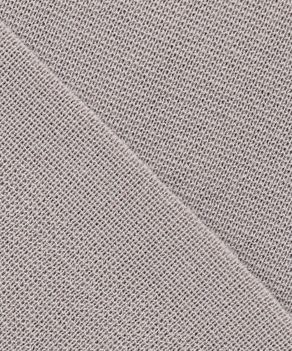 自由区 L 【洗える/セット着用可】ドライコットンハイゲージブラウスライク ニット 