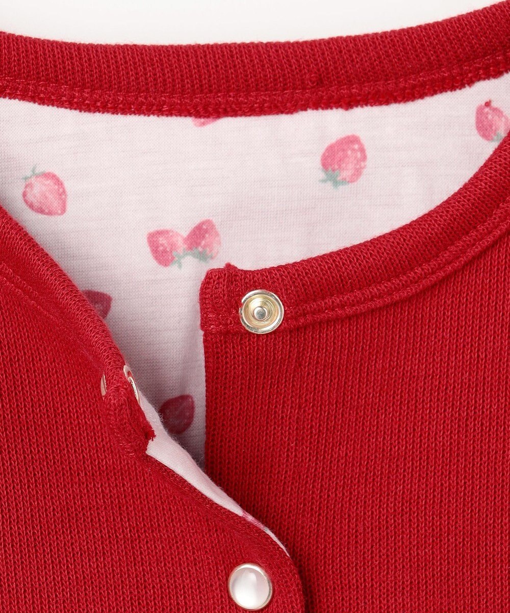 ANY KIDS 【Strawberry Collection】スナップボタン カーディガン 
