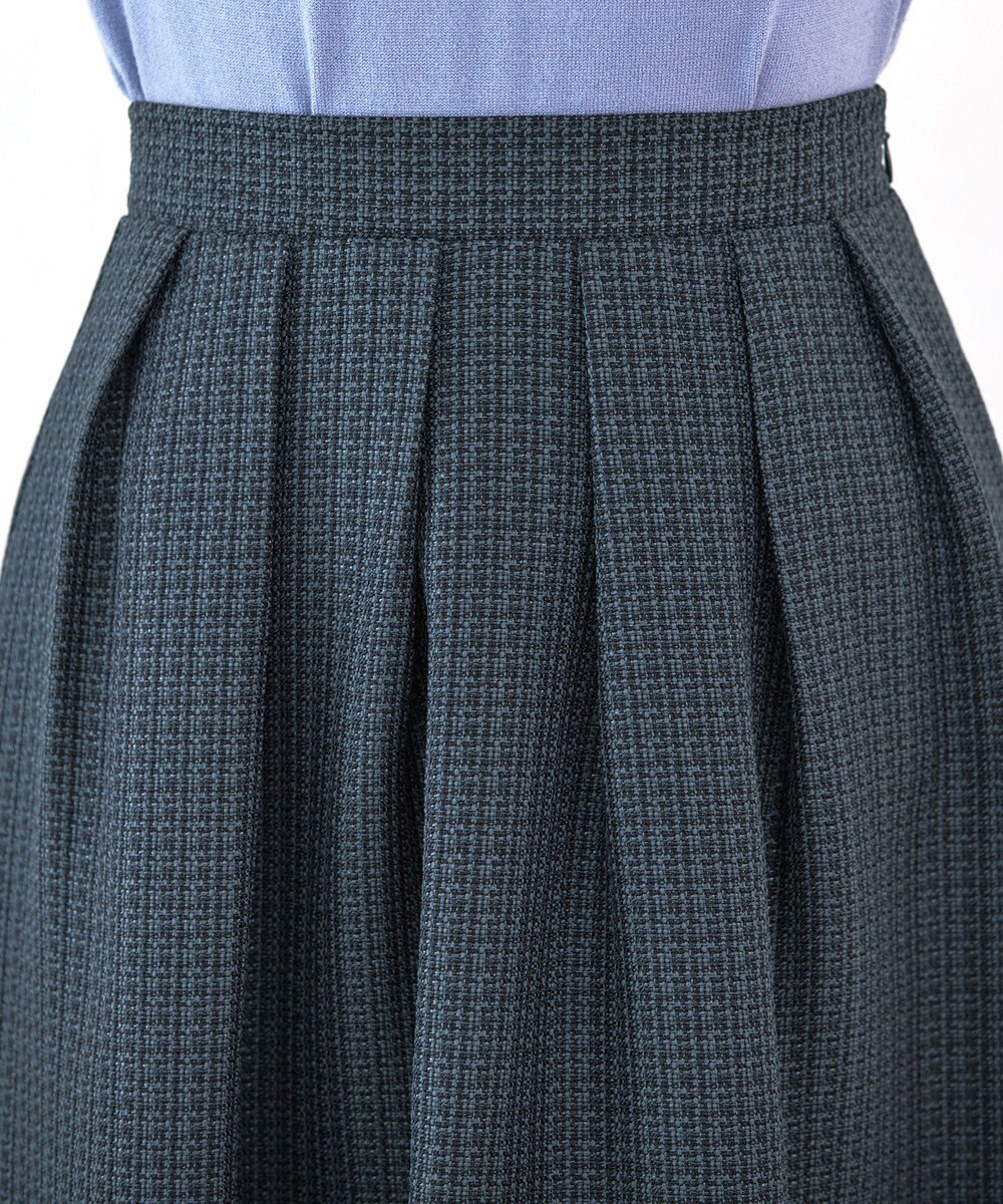 Tiaclasse フレアツイードスカート 