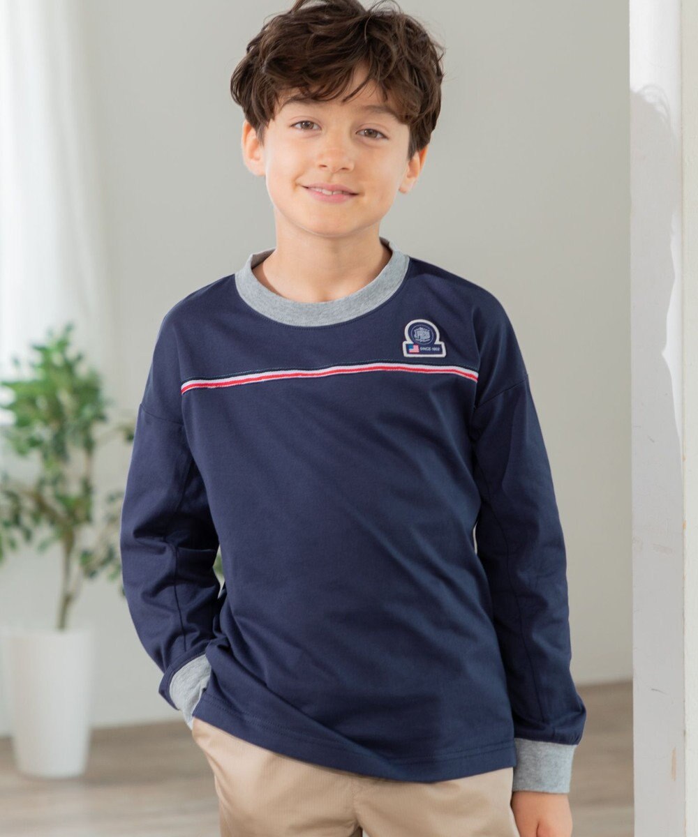 J.PRESS KIDS 【140-170cm】トリコロールライン カットソー 