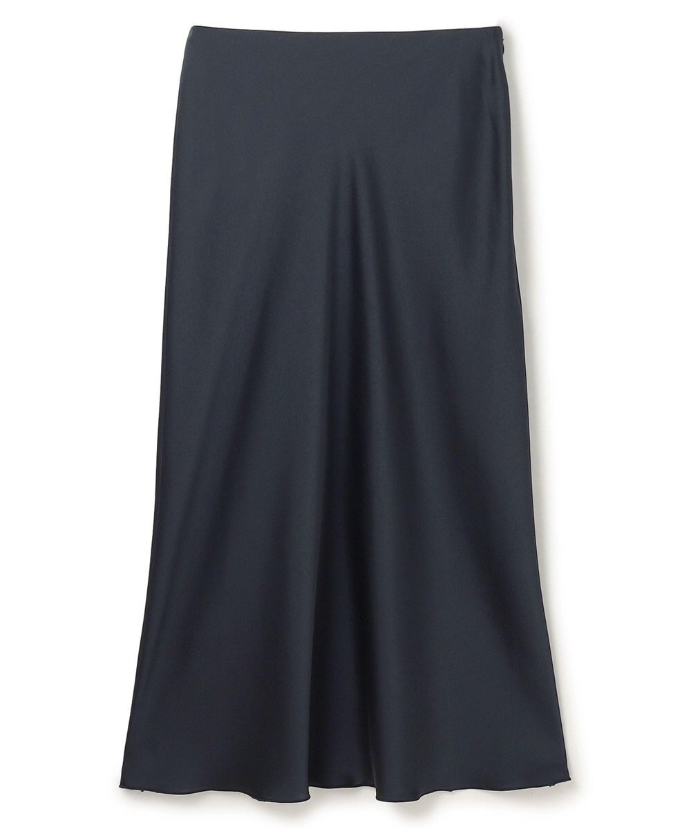 UNFILO 【新色・新サイズ登場！】サテン ナロースカート 