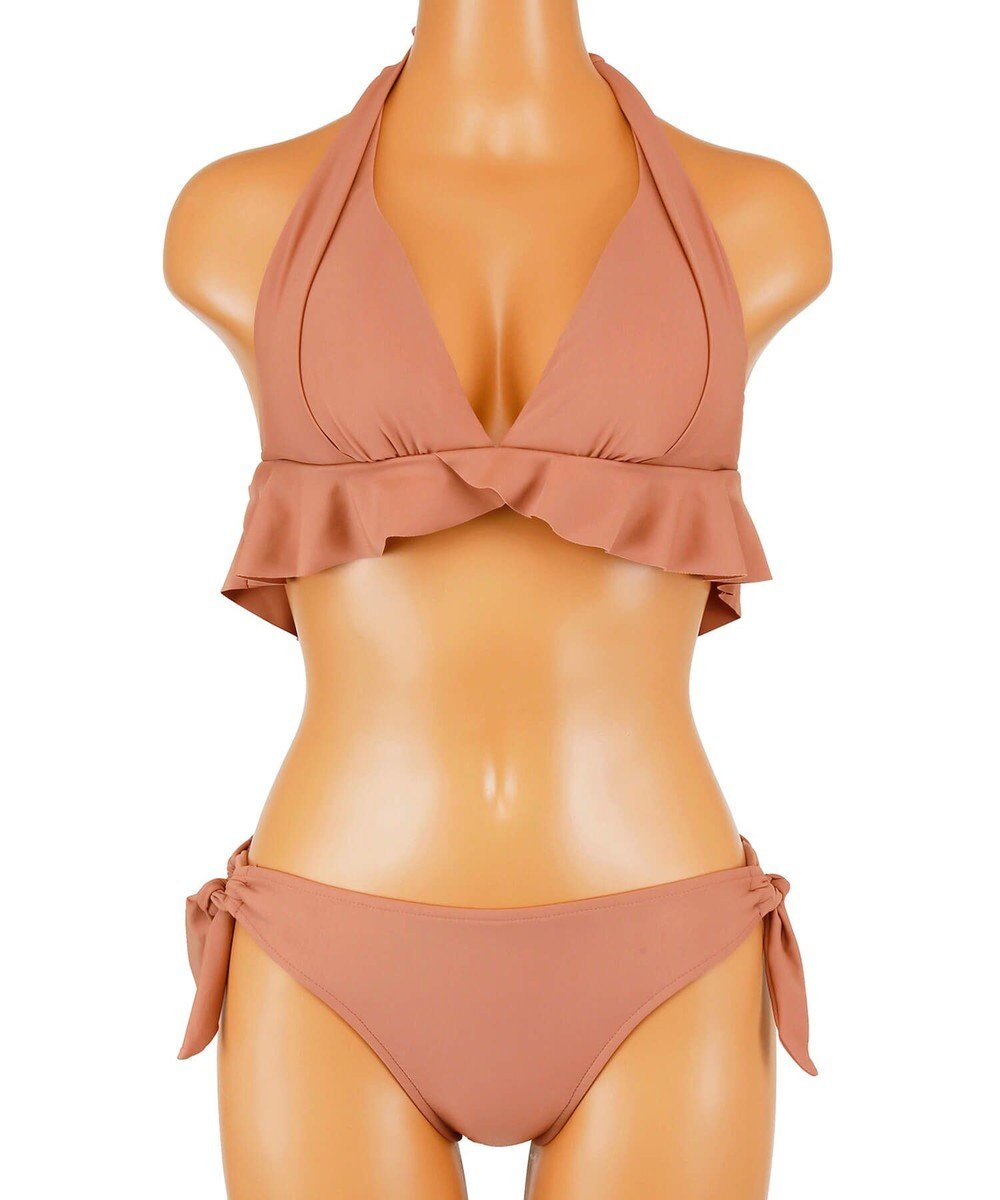 San-ai Resort（三愛水着楽園） 【SALE】ナチュラルだけどしっかり盛れる【ナチュラルアップブラ】Solidノンワイヤービキニ　7M・9M 