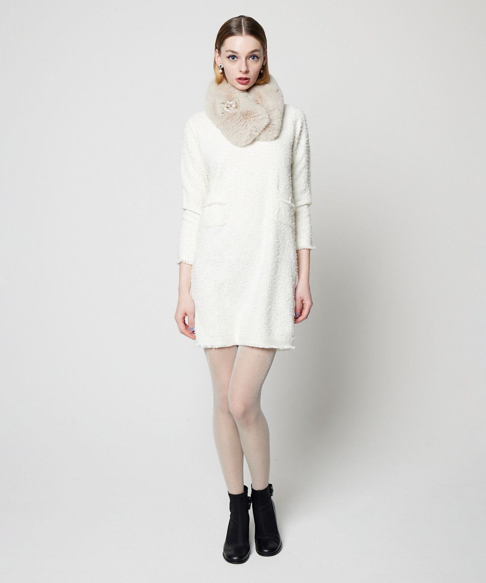 TOCCA 【洗える！】UNSNARL TWEED ドレス 