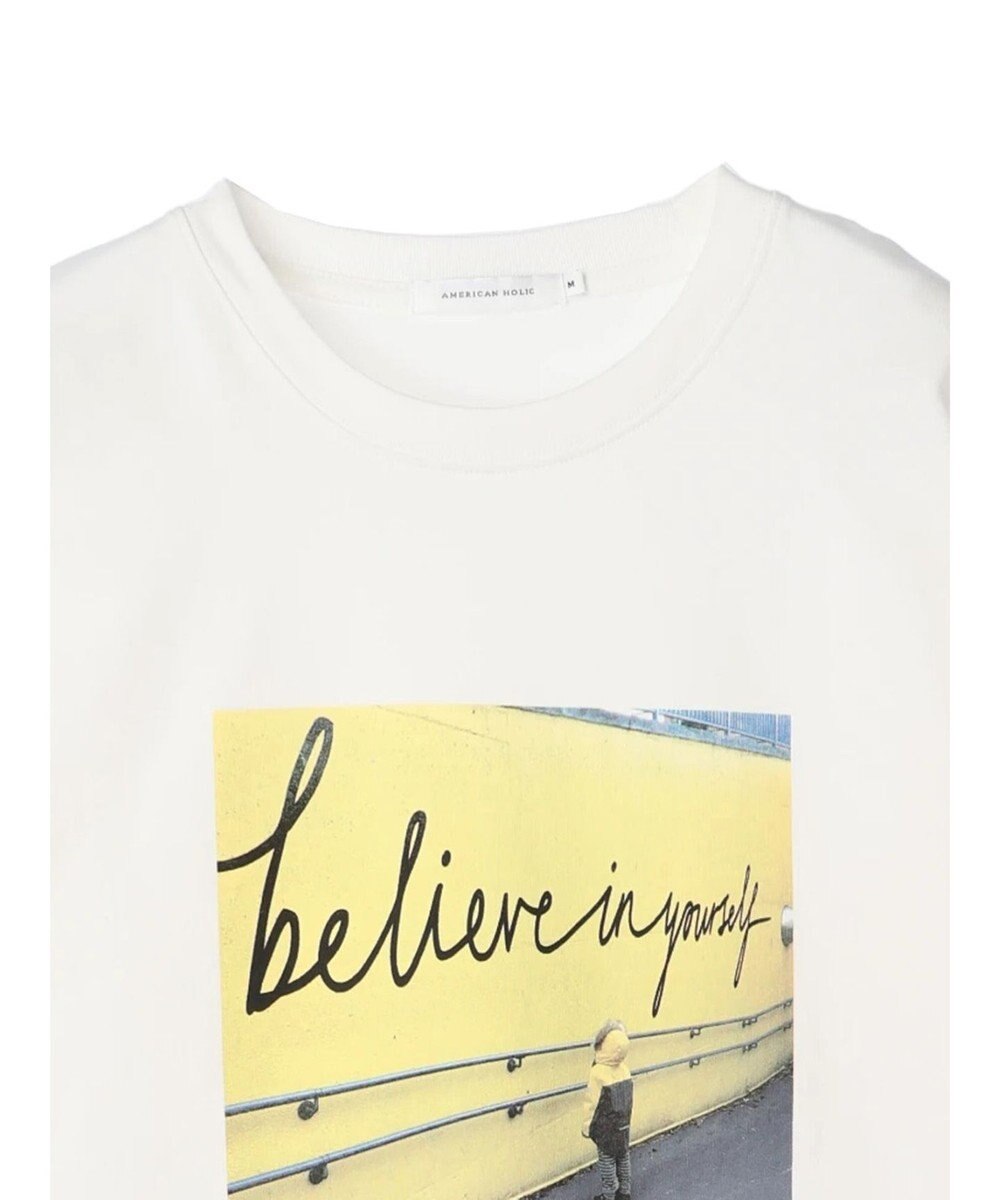 AMERICAN HOLIC Ｓｔａｎｄ　ｓｔｉｌｌ　転写カットプルオーバー 