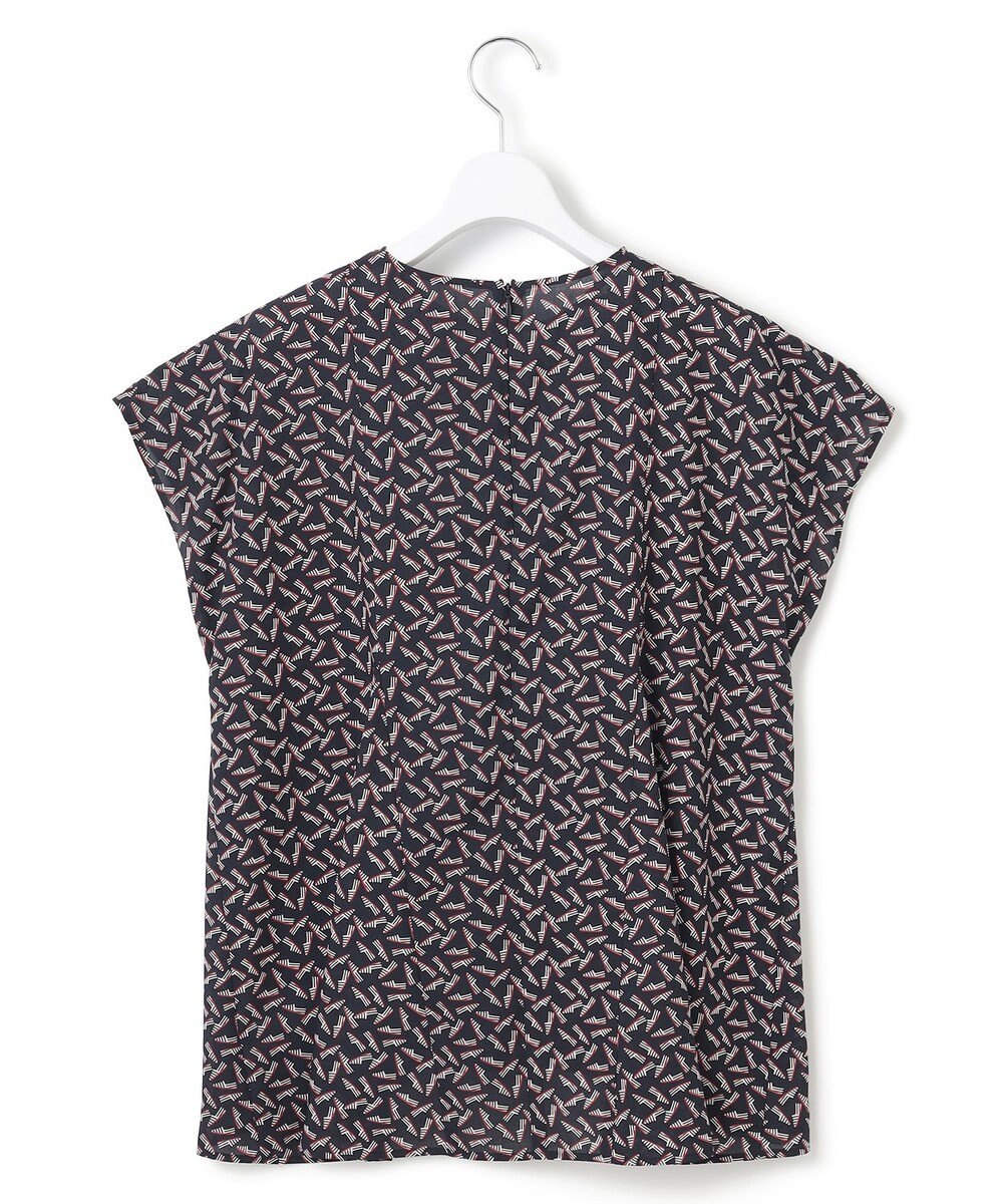 23区 【洗える】エスパドリーユ プリント ブラウス 