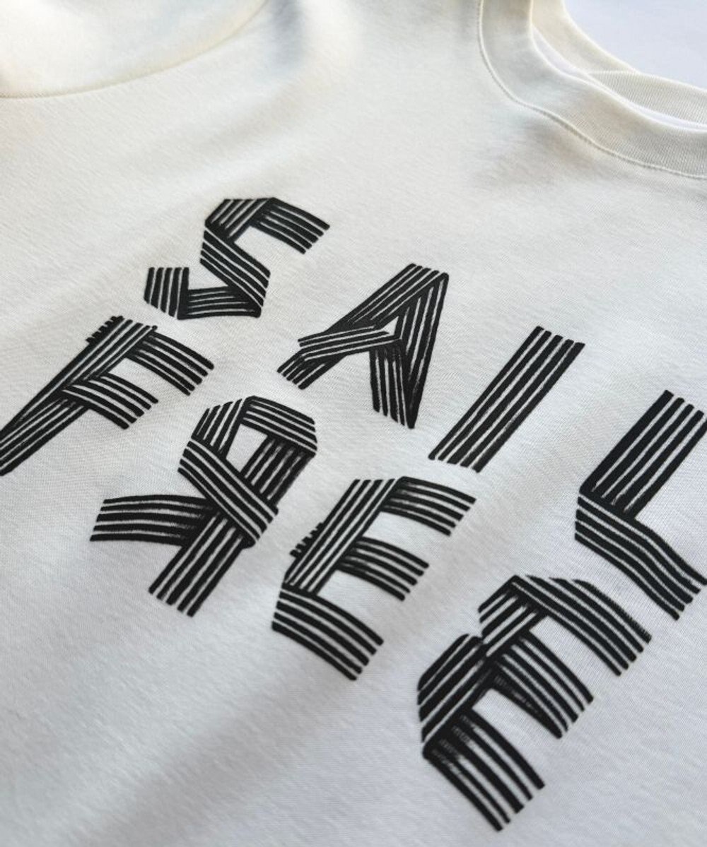 FORFORMO Fraise Print T-shirt-A フライスプリントTシャツ 