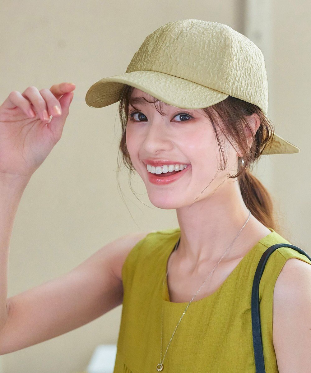 Tiaclasse 【安田美沙子さん/小倉優子さん着用】ジャガードリボンキャップ/リボンキャップ 