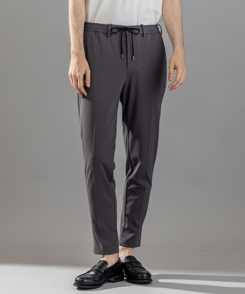 JOSEPH HOMME 新素材【ストレッチ/洗える/撥水/UVカット/接触冷感/防透性/防汚性】プルシェルポンチ  / ドロスト付テーパードパンツ PEGG CONVERTIBLE 