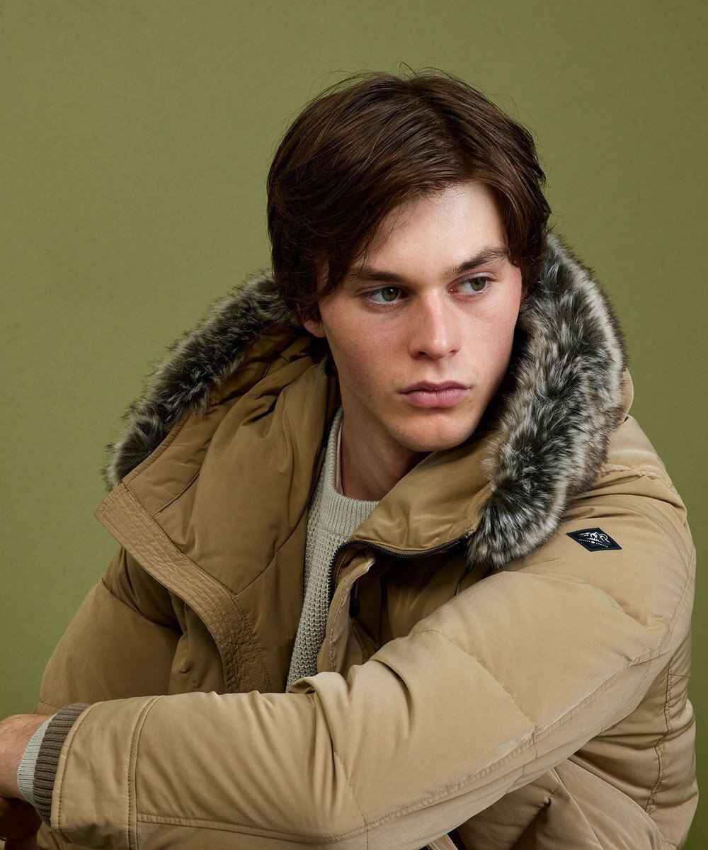 JOSEPH ABBOUD MOUNTAIN 【ECO撥水/ECOファー/9ポケット/ユニセックス】ＰＥ／ＮＹピーチダウン コート 