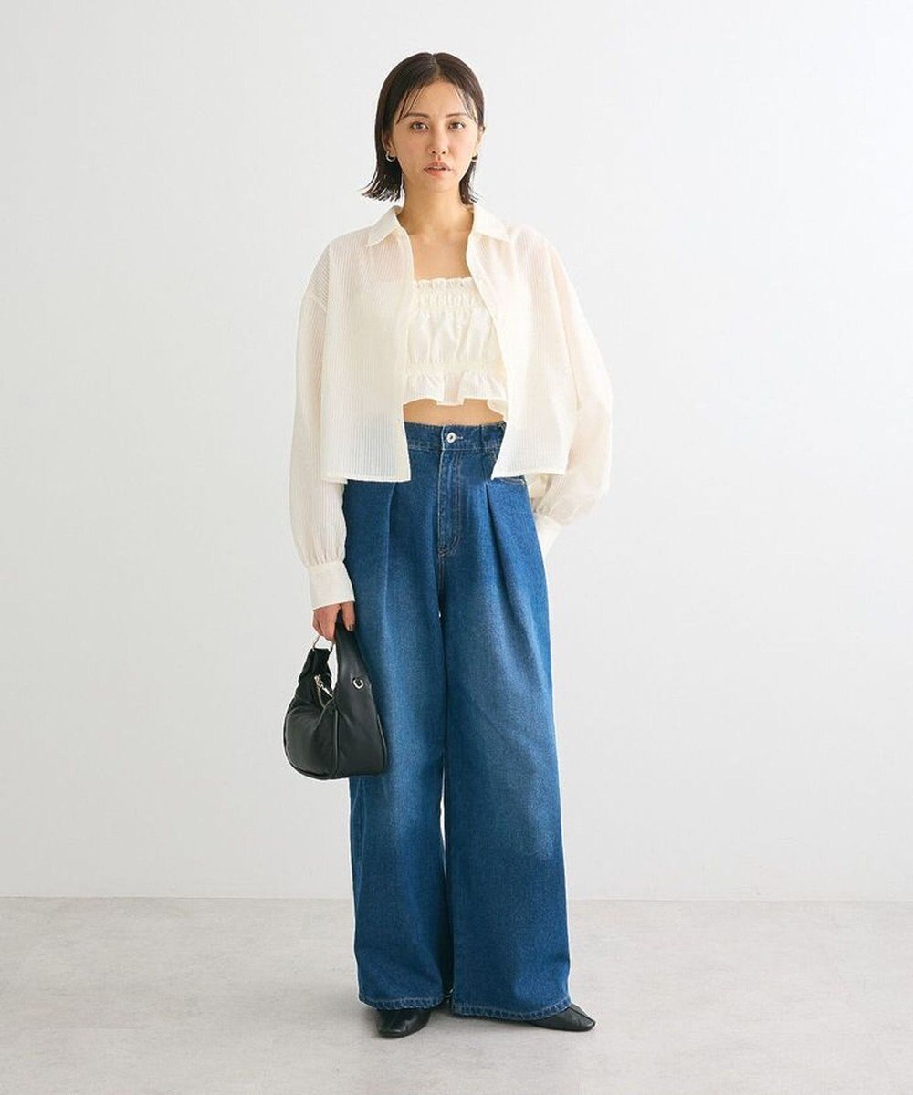 Green Parks ・ＥＬＥＮＣＡＲＥ　ＤＵＥ　ビスチェ付ショートシャツ 