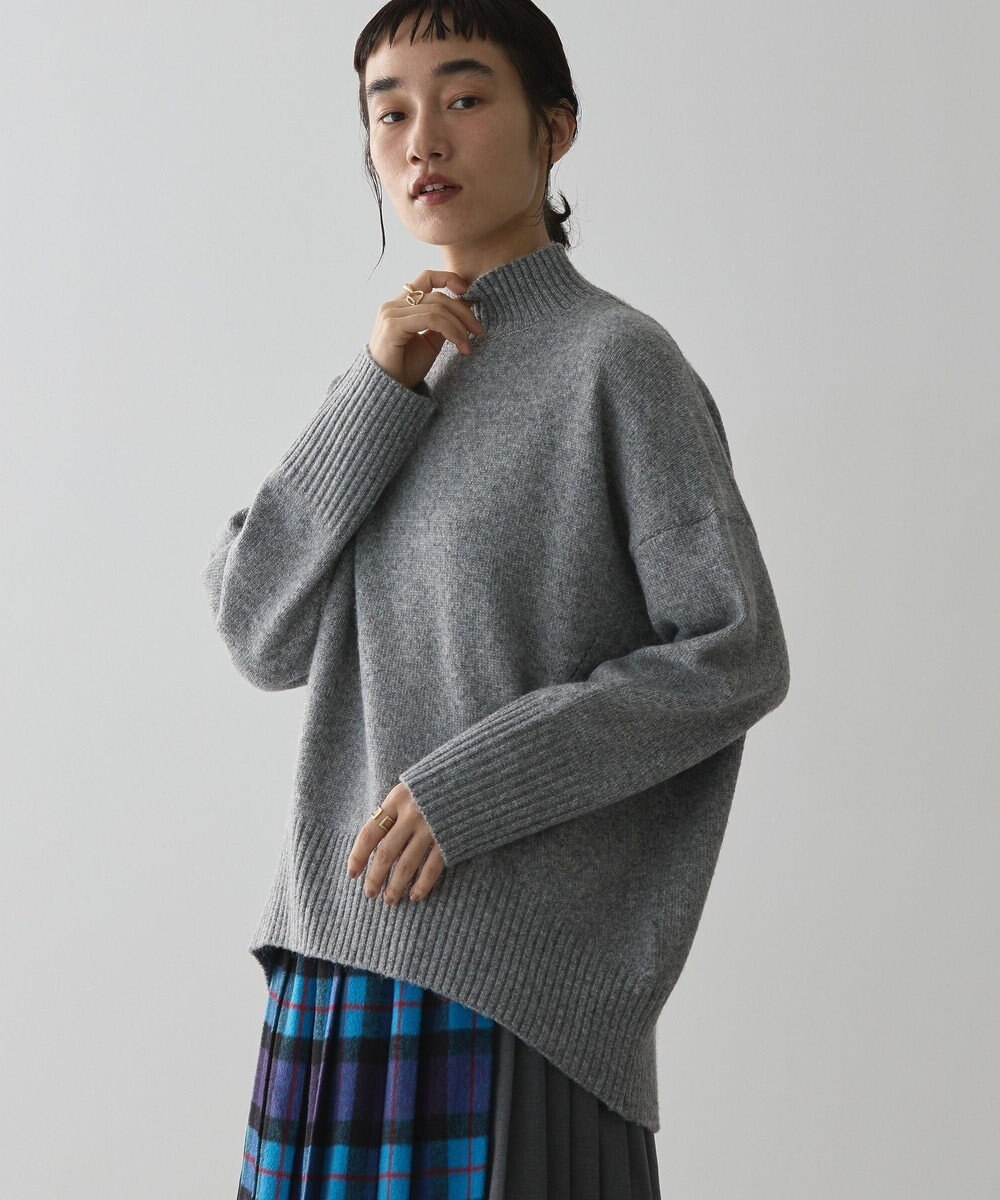 AMERICAN HOLIC モックネックコクーンニットプルオーバー 