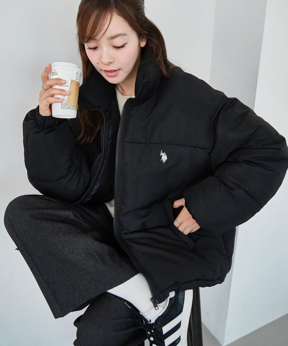 WEGO 【WEB限定/Sサイズ新登場/お気に入り登録者数5万人越えの大人気アイテム】U.S. POLO ASSN.別注パデッドジャケット 