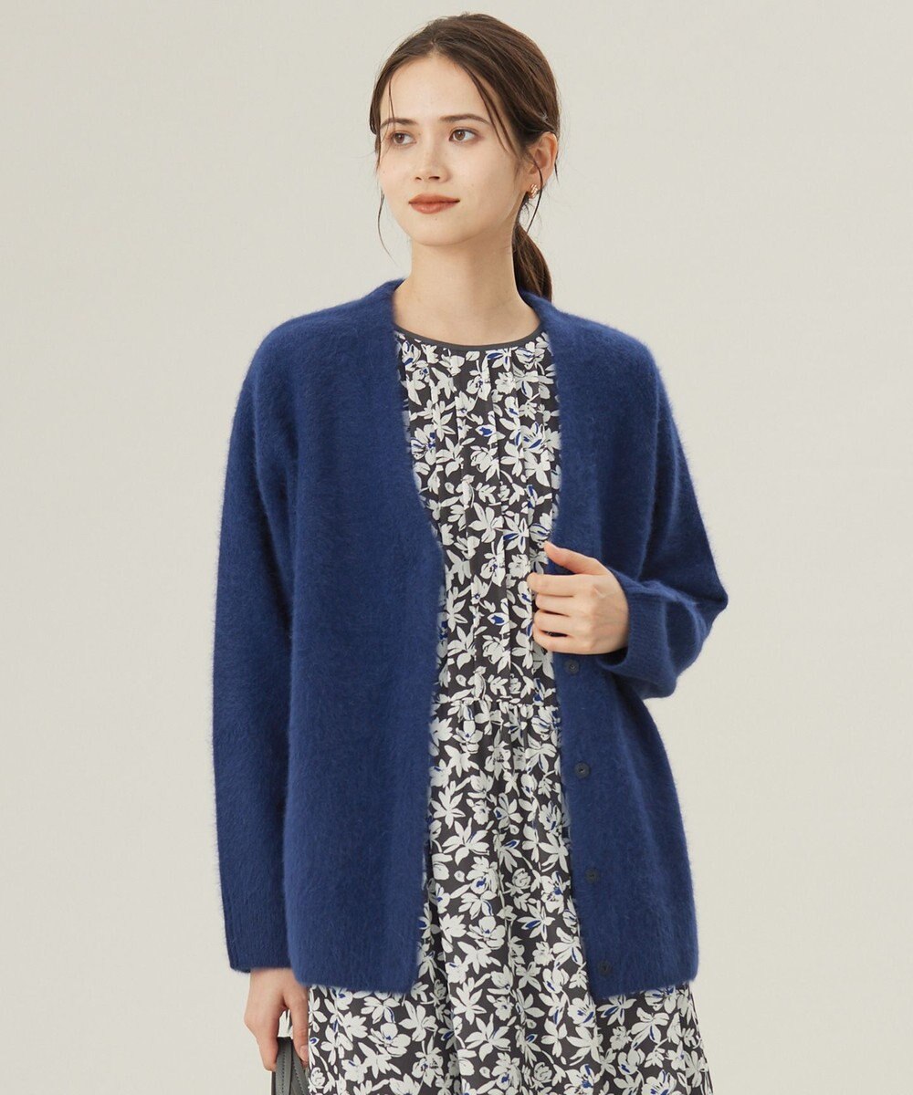 自由区 フォックスウール カーディガン 