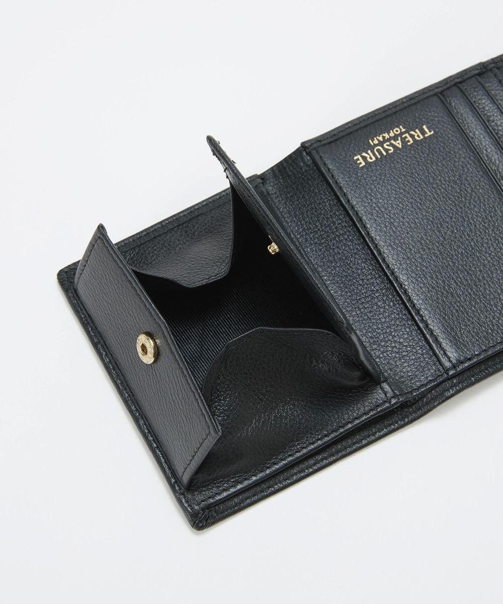 TOPKAPI 【TREASURE TOPKAPI】ソフトレザー ベルトデザイン 三つ折り財布　 