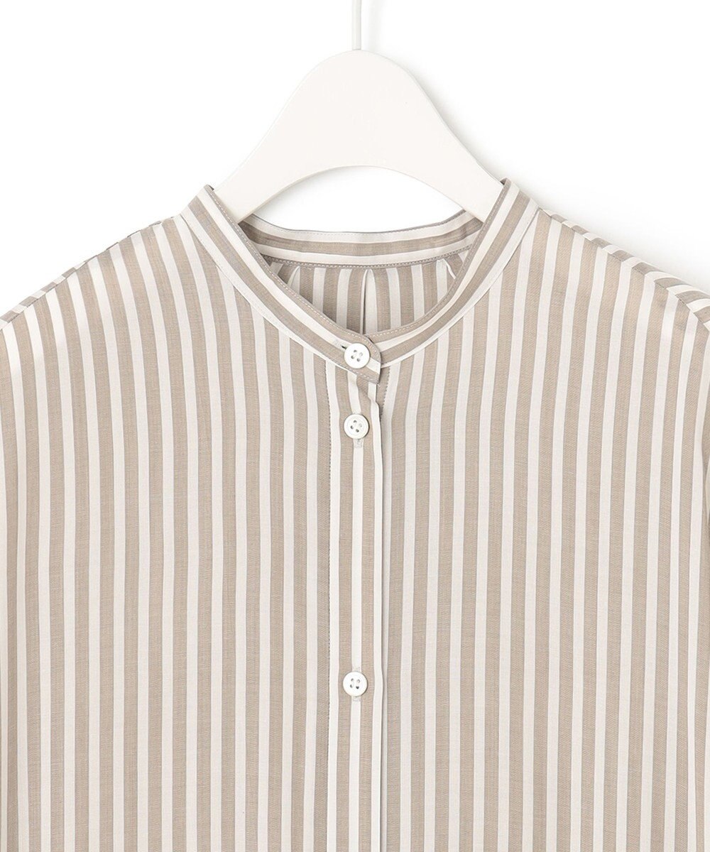 ICB 【洗える】 キュプラローンストライプ ワンピース 