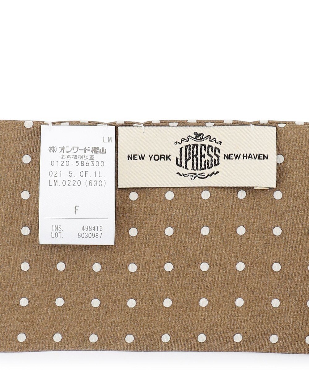 J.PRESS MEN ハンドプリントドット ネッカチーフ 