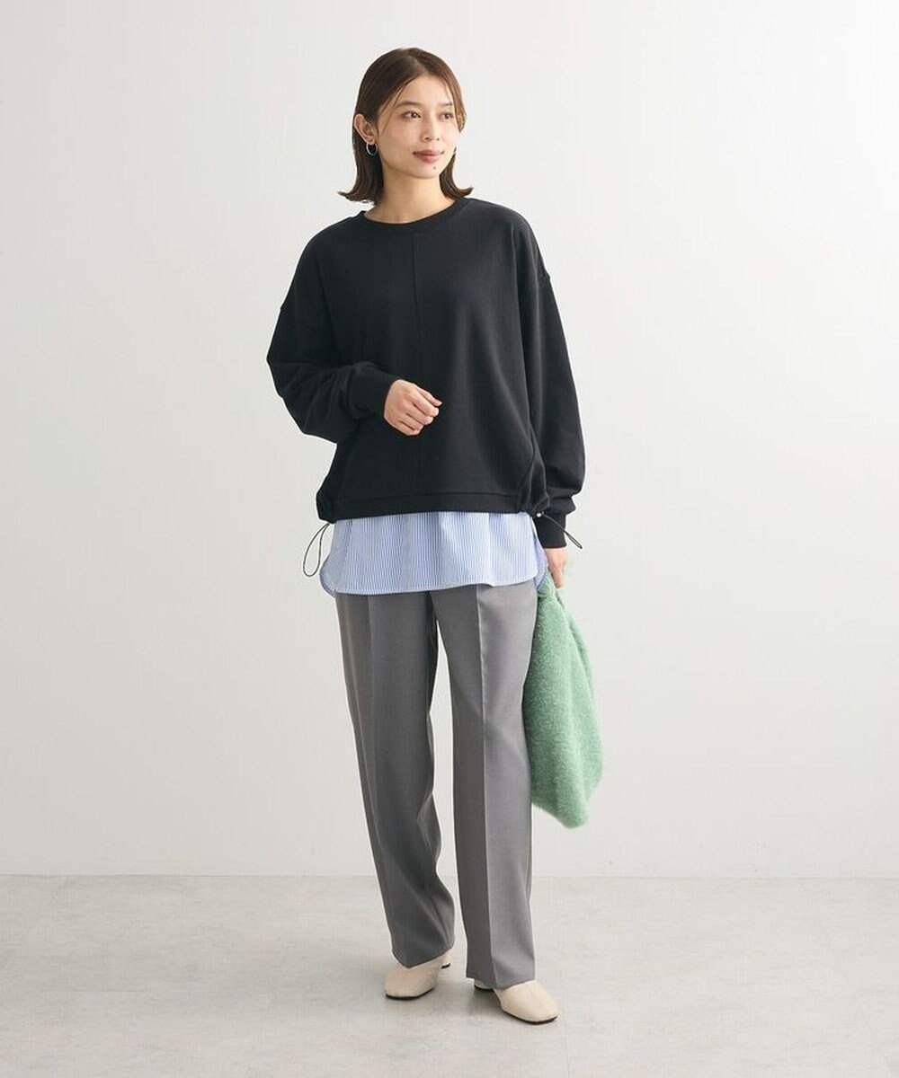 Green Parks ドロストミニ裏毛プルオーバー 