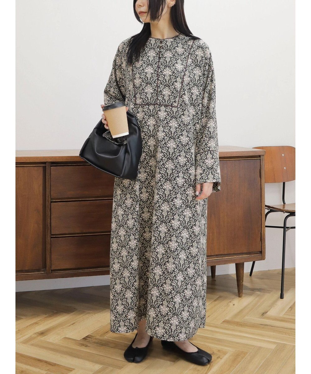 CRAFT STANDARD BOUTIQUE パイピングカフタンワンピース 