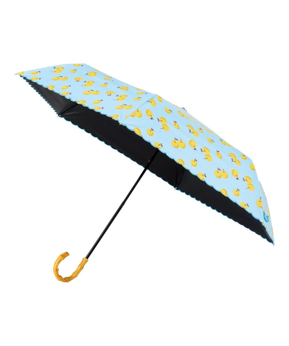 MOONBAT アデリアレトロ×estaa 晴雨兼用日傘 折りたたみ傘 梨 UV 一級遮光 