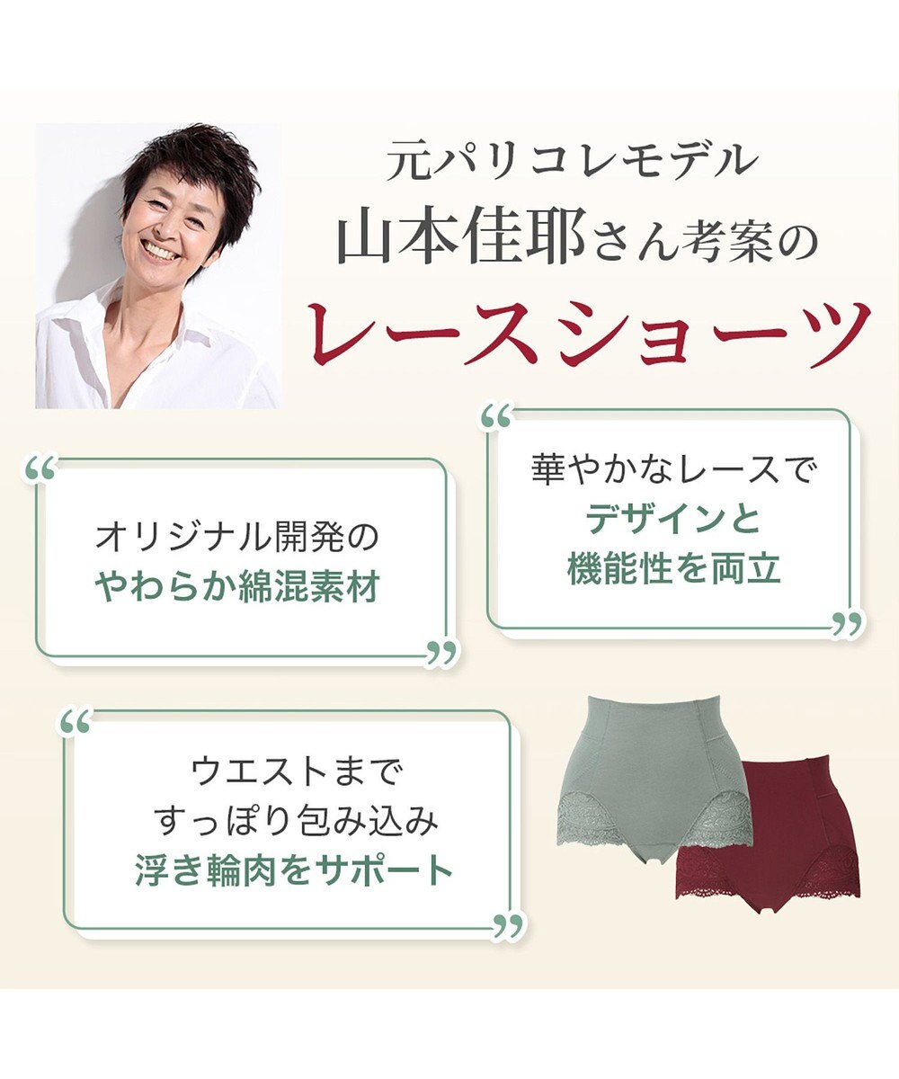 BRADELIS New York 【カヤビューティーラボ / ブラデリス】やわらか綿混ハイウエストショーツ24  補正 下着 