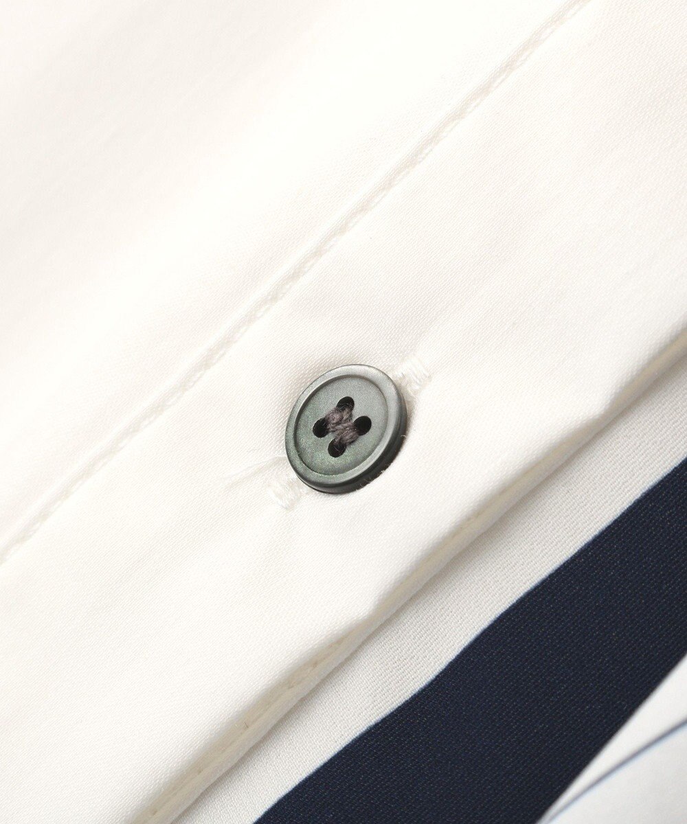 YECCA VECCA スカーフデザインアシメシャツ 