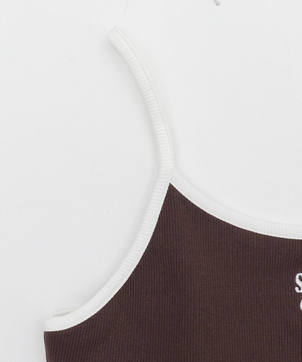 WEGO 【カップ付きインナー】ワンポイント刺繍キャミ 