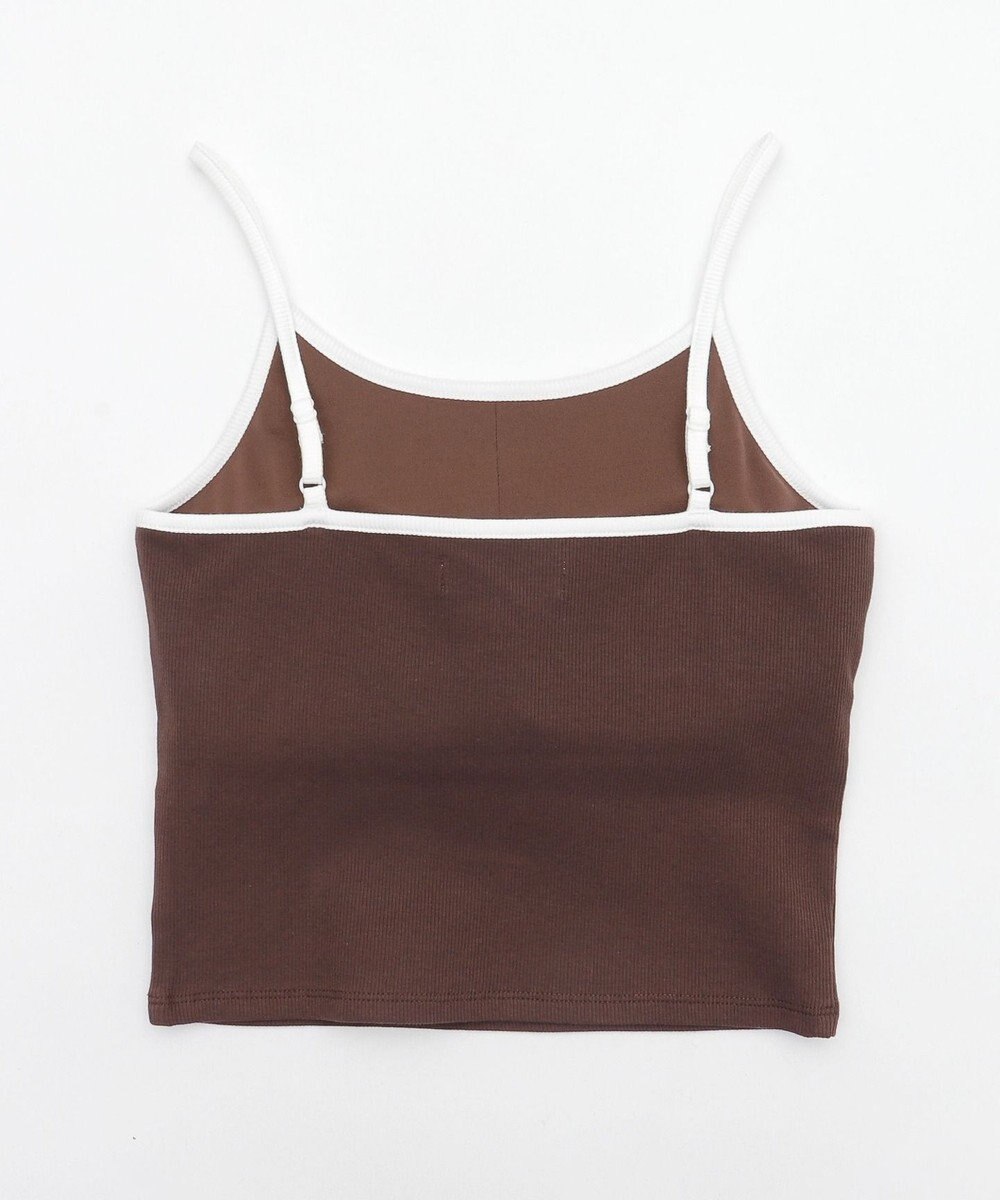 WEGO 【カップ付きインナー】ワンポイント刺繍キャミ 