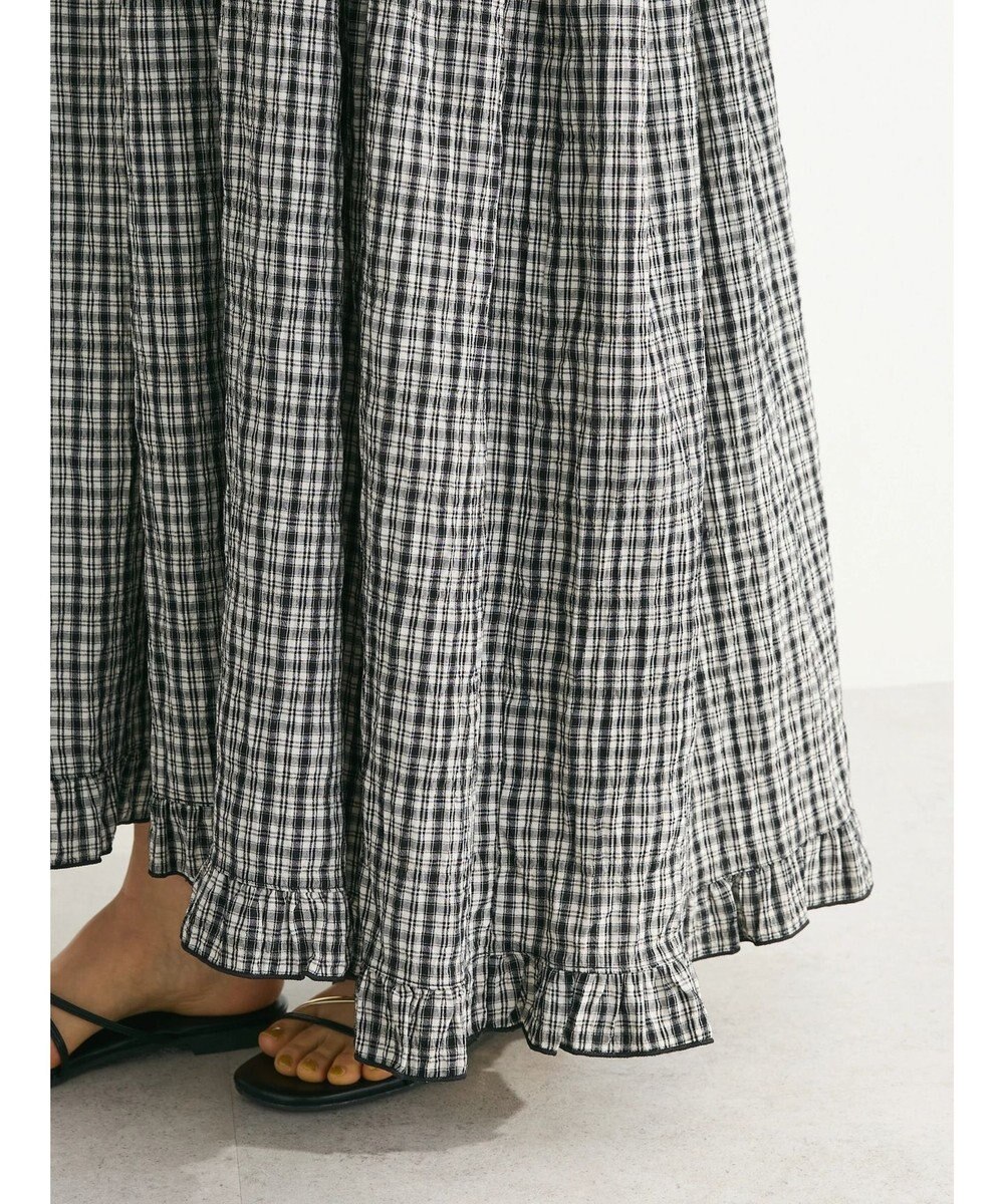 Green Parks ・Ｐｅｔｉｔ　Ｆｌｅｕｒ　チェックティアードキャミワンピ 