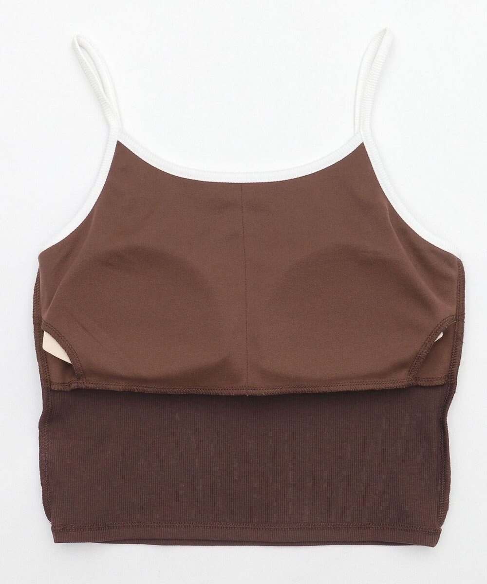 WEGO 【カップ付きインナー】ワンポイント刺繍キャミ 