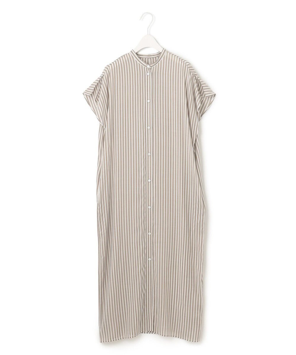 ICB 【洗える】 キュプラローンストライプ ワンピース 