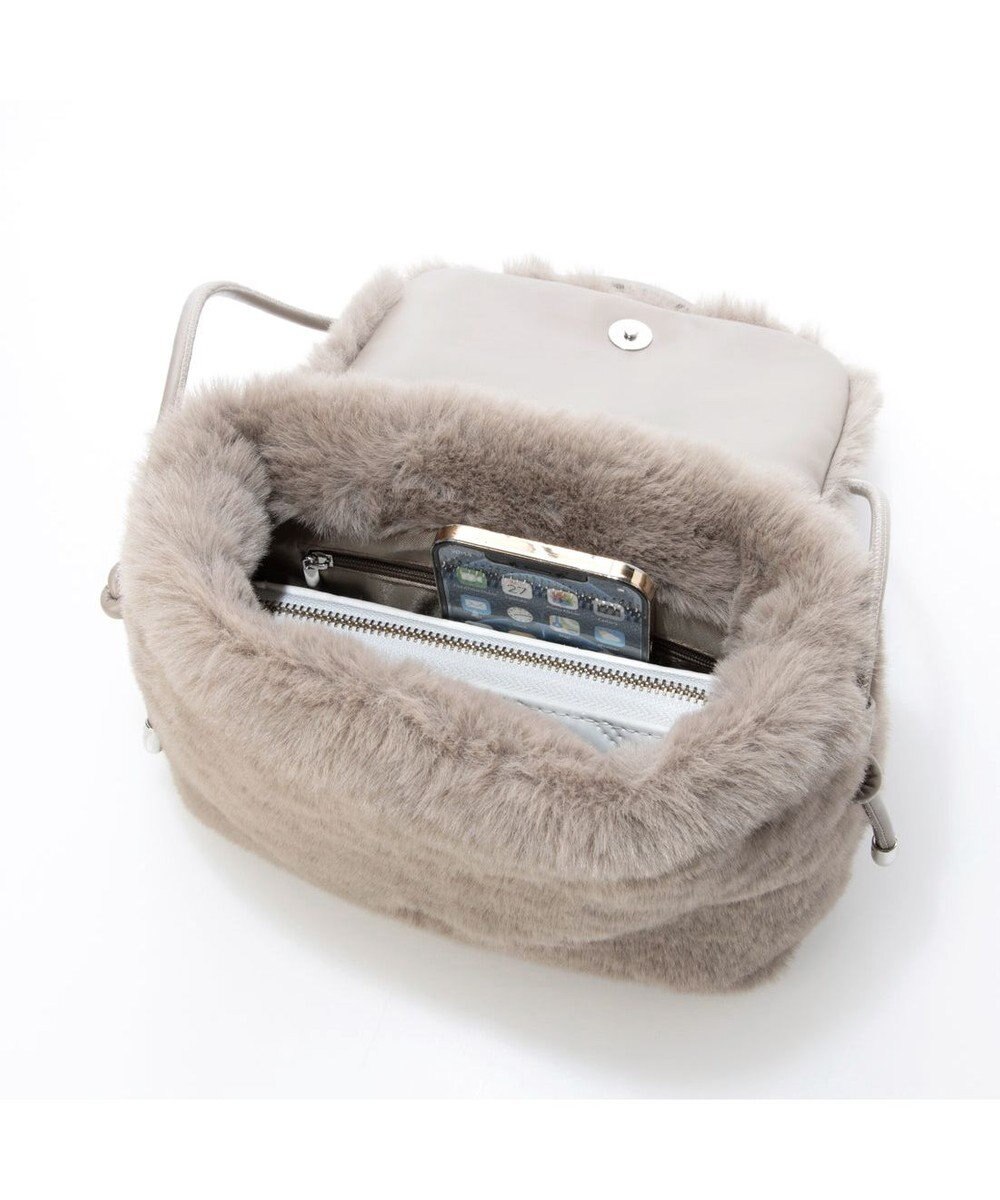 UNBILLION カシュカシュ cachecache / エコファーシンプルフラップショルダー 