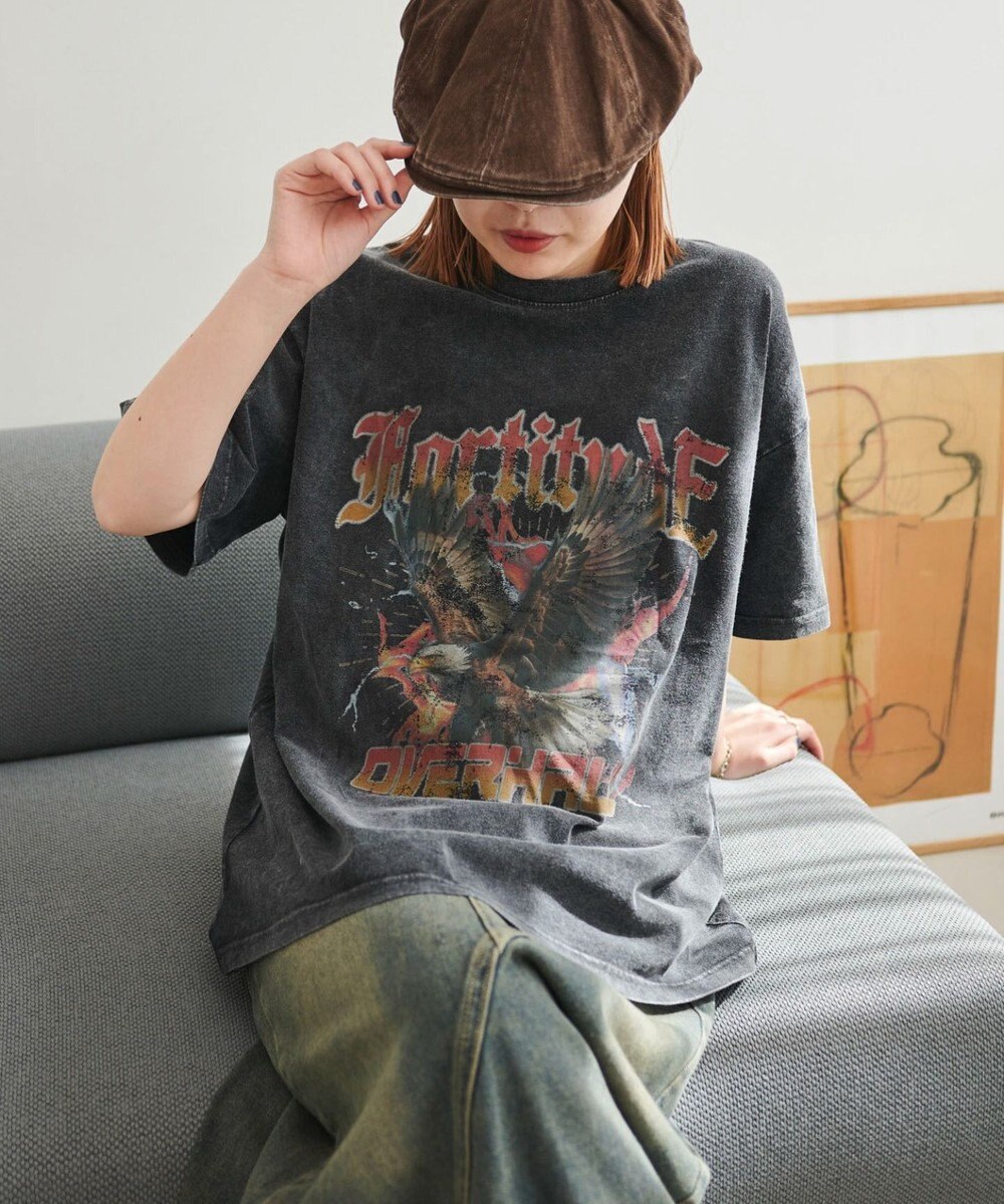 WEGO ヴィンテージウォッシュグラフィックBIGT 