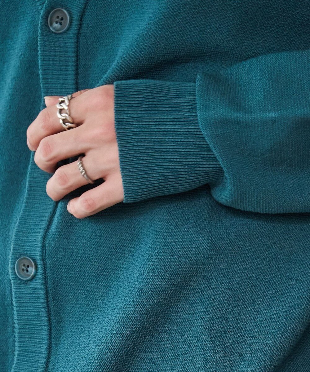 WEGO 【ユニセックス着用ITEM/紫外線対策/冷房対策】オーバーフィットドライタッチカーディガン 